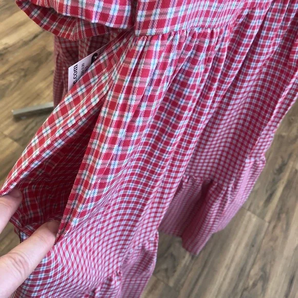 ❤️🤍🧺Dolly And Dotty Sonia Floaty Day Dress Gingham Red
Brand New With Tags - Picture 9 of 11